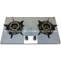 2 Burners 730 Length Color-Coated Stainless Steel Built-in Hob/Gas Hob